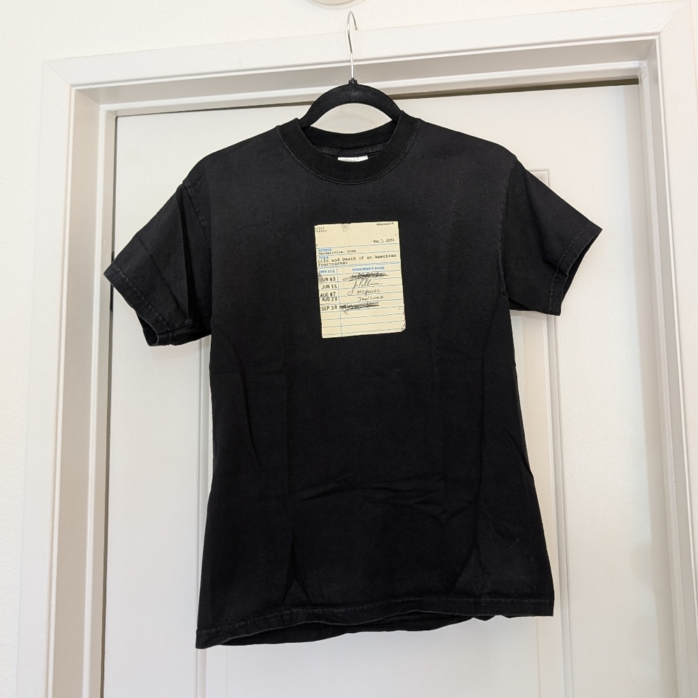 John Vanderslice Black Short Sleeve Tee XS